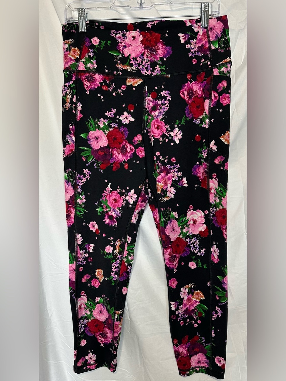 Victoria Secret On Point Flow Floral High-Waist Athletic Pocket Leggings Large